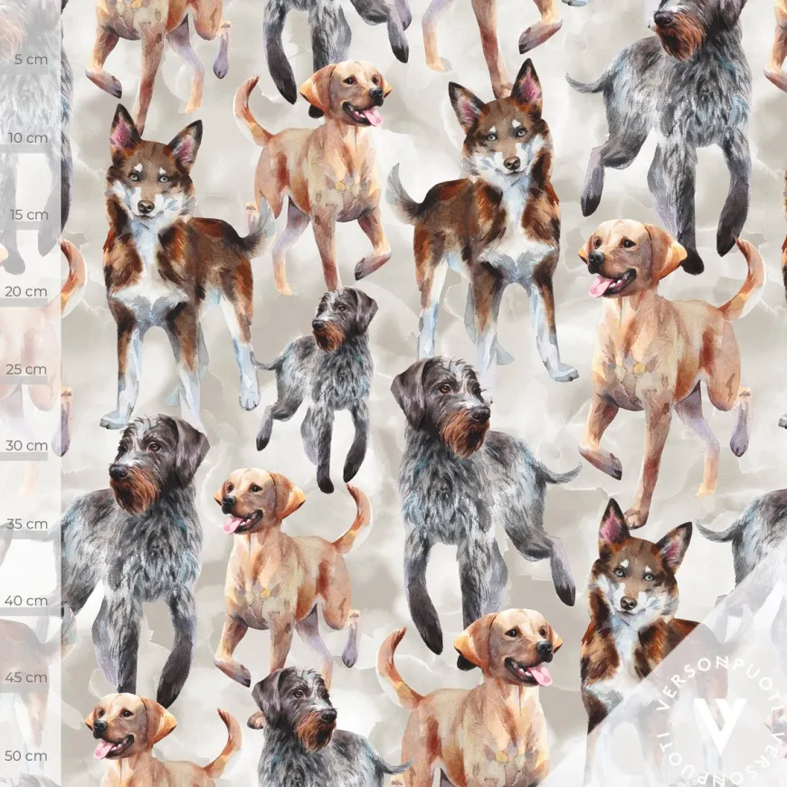 Doglove (vaalea hiekka) digitrikoo