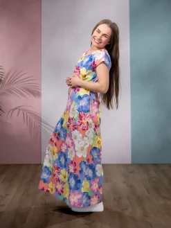 MAXImekko (Villiruusu pastelli trikoo)