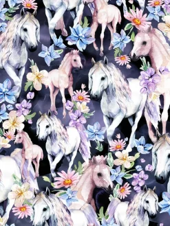 RUSETTIpanta (Flower horses muste / pastelli)