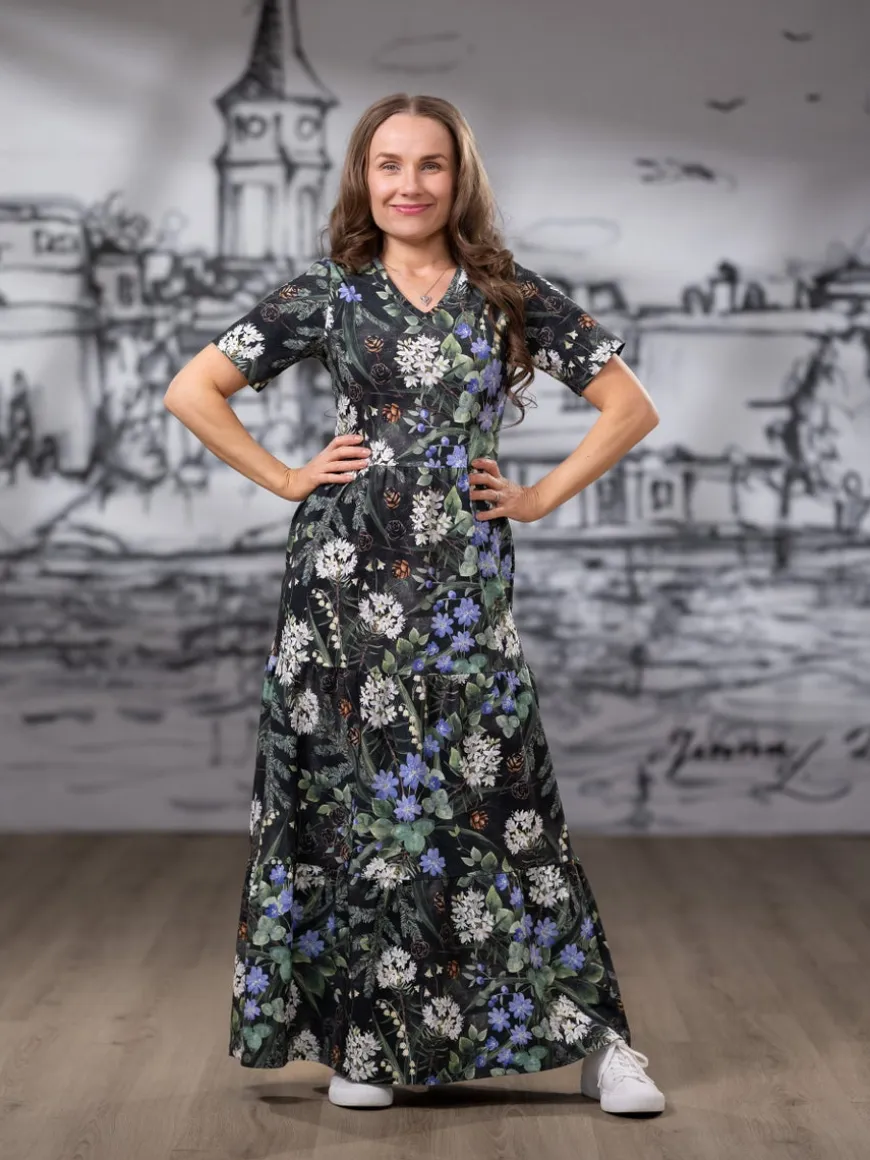SUVImekko maxi (Metsäkylpy sininen / hiilenmusta trikoo)